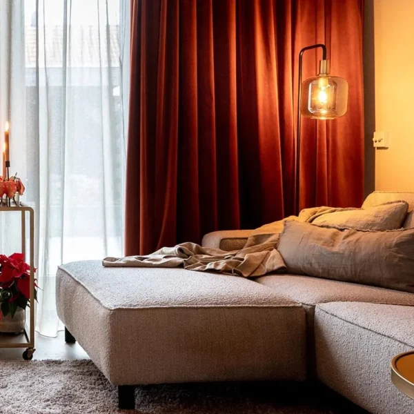 New Straluma Vloerlamp Lekar zwart met smoke glas