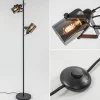 vloerlamp_mat_zwart_met_t_1.webp Flash Sale Straluma Vloerlamp mat zwart met titanium glazen kappen