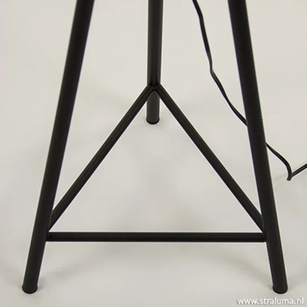 vloerlamp_oudbrons_zwart__3.webp Cheap Straluma Vloerlamp oud-brons zwart kooi