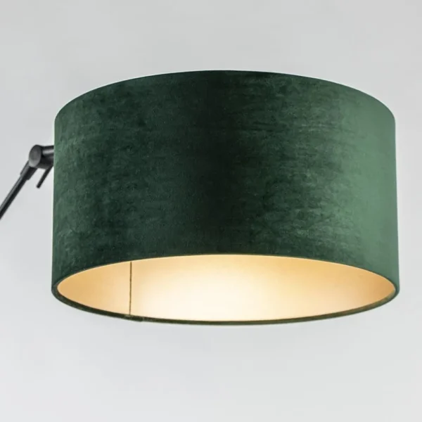 vloerlamp_prestige_chic_z_2.webp Discount Straluma Vloerlamp Prestige Chic zwart/kap groen