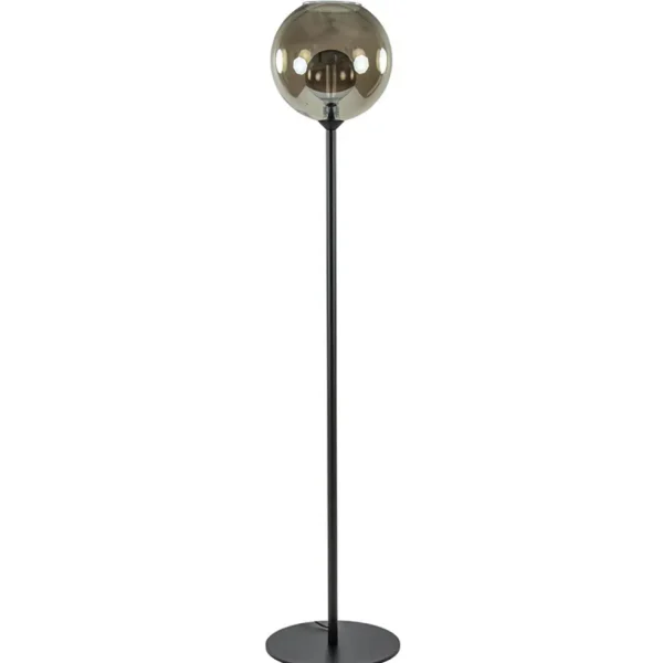 vloerlamp_zwart__smoke_gl_0.webp Clearance Straluma Vloerlamp zwart + smoke glas
