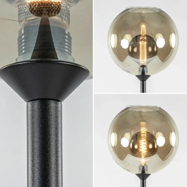 vloerlamp_zwart__smoke_gl_3.webp Clearance Straluma Vloerlamp zwart + smoke glas