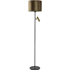 Cheap Straluma Vloerlamp zwart/goud met kap brons/goud