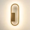Flash Sale Straluma Wandlamp Anello ovaal matgoud 2700k dim.
