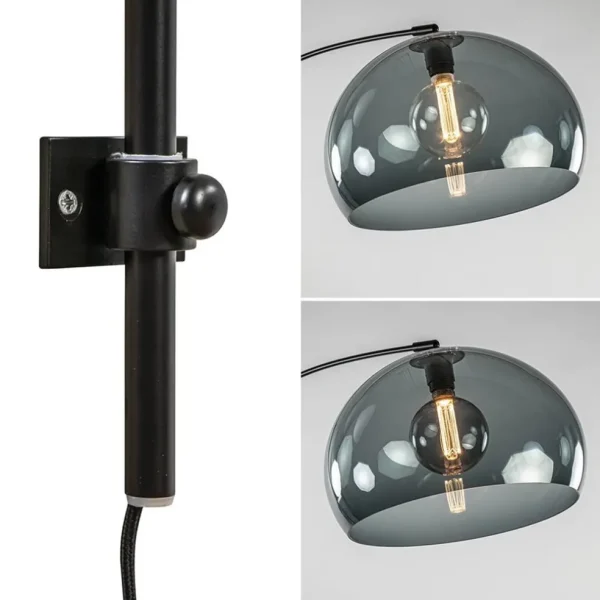 wandlamp_boog_met_smoke_p_3.webp Hot Straluma Wandlamp boog met smoke plexibol kap
