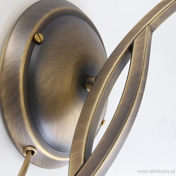 Clearance Straluma Wandlamp Capri brons/Glas