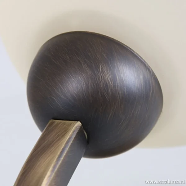 Clearance Straluma Wandlamp Capri brons/Glas