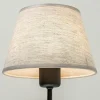 wandlamp_chicago_zwartzan_2.webp New Straluma Wandlamp Chicago zwart/zandkleur kap