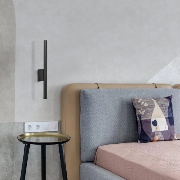 Shop Straluma Wandlamp cilinder smal zwart  up+down g9
