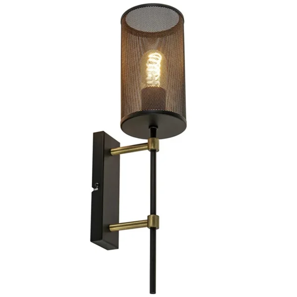wandlamp_cilinder_zwartgo_1-1.webp New Straluma Wandlamp cilinder zwart/goud S