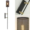 wandlamp_cilinder_zwartgo_3.webp Clearance Straluma Wandlamp cilinder zwart/goud XL