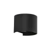 wandlamp_davos_afgerond_z_0.webp Best Sale Straluma Wandlamp Davos afgerond zwart IP54 2700k