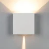 Online Straluma Wandlamp Davos XL wit IP65