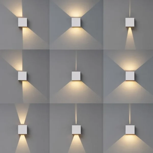 Online Straluma Wandlamp Davos XL wit IP65