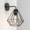 wandlamp_draadkorf_zwart_1.webp Flash Sale Straluma Wandlamp draadkorf zwart