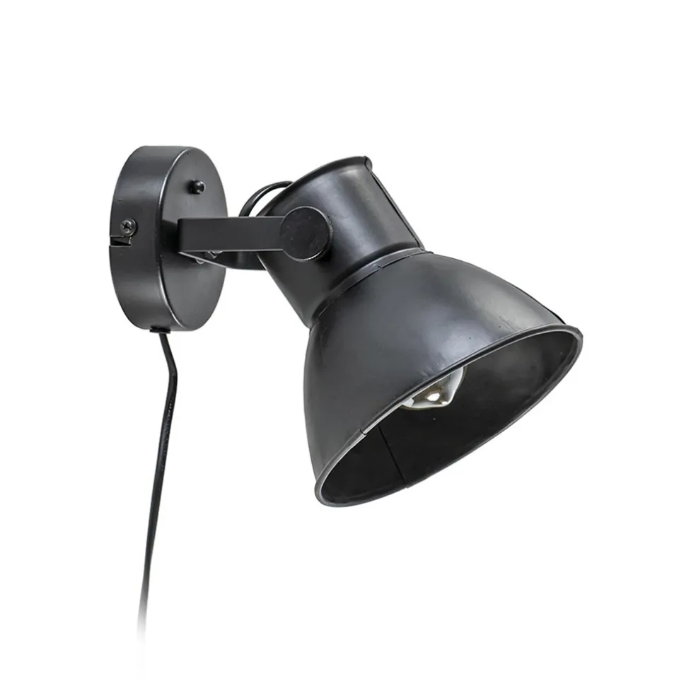 wandlamp_eliano_zwart_ind_0.webp Hot Straluma Wandlamp Eliano zwart industrieel