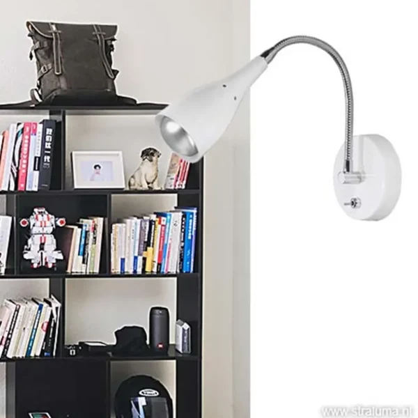 wandlamp_elite_verstelbaa_2.webp Fashion Straluma Wandlamp Elite verstelbaar nikkel wit