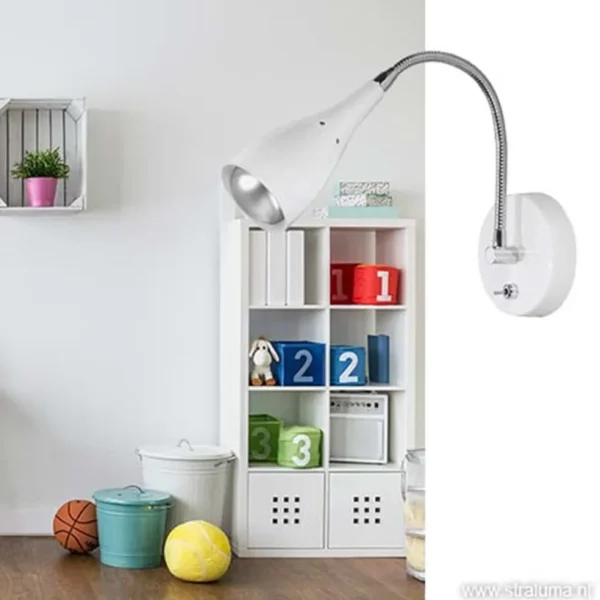 wandlamp_elite_verstelbaa_3.webp Fashion Straluma Wandlamp Elite verstelbaar nikkel wit