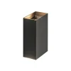wandlamp_eros_rechthoek_z_1.webp Clearance Straluma Wandlamp Eros rechthoek zwart 2xgu10