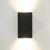 wandlamp_eros_rechthoek_z_2.webp Clearance Straluma Wandlamp Eros rechthoek zwart 2xgu10