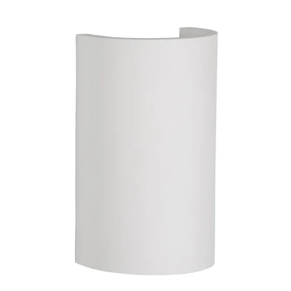 wandlamp_gips_halve_koker_0.webp Best Straluma Wandlamp gips halve koker G9