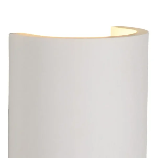 wandlamp_gips_halve_koker_2.webp Best Straluma Wandlamp gips halve koker G9