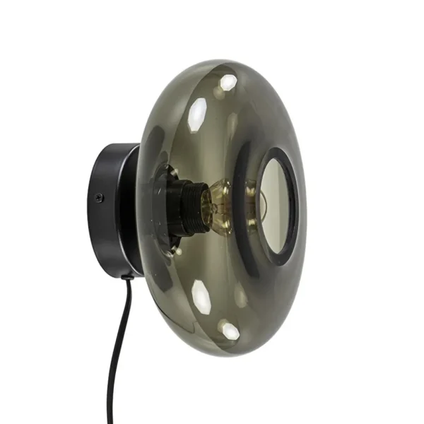 wandlamp_hoseki_zwart__sm_0.webp Cheap Straluma Wandlamp Hoseki zwart + smoke glas
