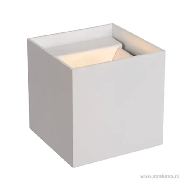 wandlamp_kubus_wit_verste_3.webp New Straluma Wandlamp kubus wit verstelbaar incl. led