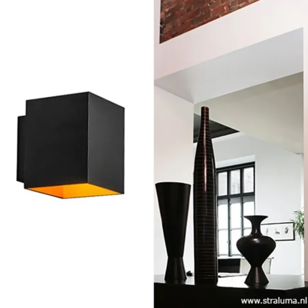 wandlamp_kubus_zwartgoud_4.webp Flash Sale Straluma Wandlamp kubus zwart/goud
