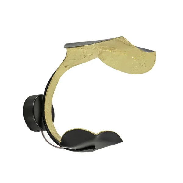 wandlamp_le_gigine_zwartg_0.webp Fashion Straluma Wandlamp Le Gigine zwart/goldleaf 2700k