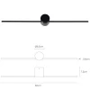 wandlamp_mizar_cm_zwart_i_3.webp Hot Straluma Wandlamp Mizar 60cm zwart IP44