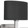 wandlamp_new_oval_kap_zwa_2.webp Discount Straluma Wandlamp New Oval kap zwart led