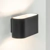 Online Straluma Wandlamp ovaal zwart/zilver g9