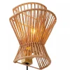 wandlamp_papier_naturel_m_3.webp Online Straluma Wandlamp papier naturel met mat goud