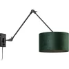 wandlamp_prestige_chic_zw_0.webp Flash Sale Straluma Wandlamp Prestige Chic zwart/kap groen