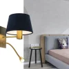 wandlamp_regina_antiek_br_4.webp Clearance Straluma Wandlamp Regina antiek brons met leesarm exclusief kap