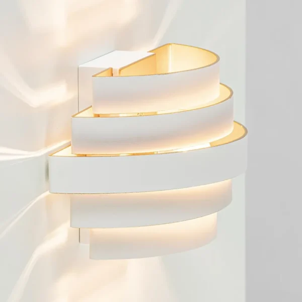 wandlamp_scudo_klein_witg_1.webp Store Straluma Wandlamp Scudo klein wit/goud