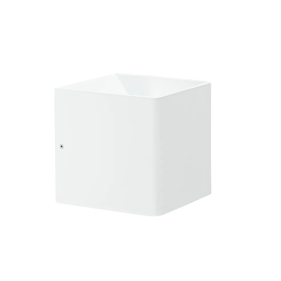 Online Straluma Wandlamp Stretto kubus wit