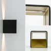 Fashion Straluma Wandlamp Stretto kubus zwart/goud
