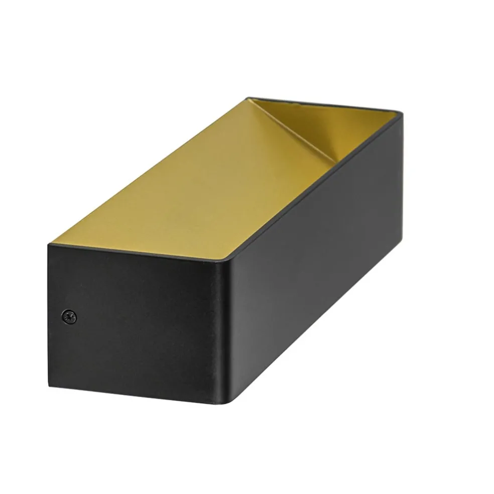 wandlamp_stretto_zwartgou_0-1.webp Best Sale Straluma Wandlamp Stretto zwart/goud 30cm