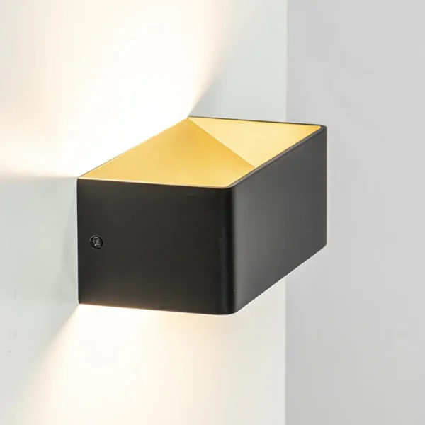 Flash Sale Straluma Wandlamp Stretto zwart/goud 20cm