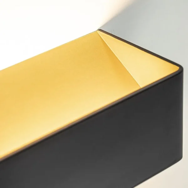Flash Sale Straluma Wandlamp Stretto zwart/goud 20cm