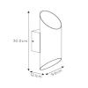 wandlamp_updown_cilinder__3.webp Clearance Straluma Wandlamp up+down cilinder wit/goud