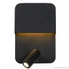 Cheap Straluma Wandlamp zwart + leesspot en usb