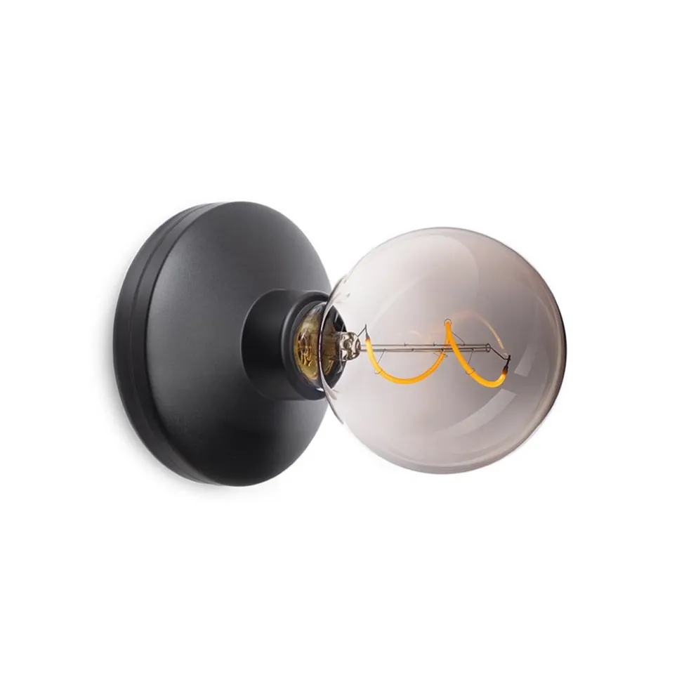wandlamp_zwart_met_smoke__0.webp Best Straluma Wandlamp zwart met smoke dimbaar/oplaadbaar