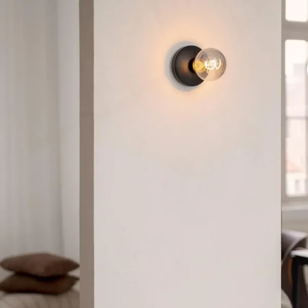 wandlamp_zwart_met_smoke__2.webp Best Straluma Wandlamp zwart met smoke dimbaar/oplaadbaar