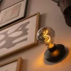 wandlamp_zwart_met_smoke__4.webp Best Straluma Wandlamp zwart met smoke dimbaar/oplaadbaar