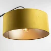 wandlamp_zwart_met_velour_2.webp Hot Straluma Wandlamp zwart met velourse kap