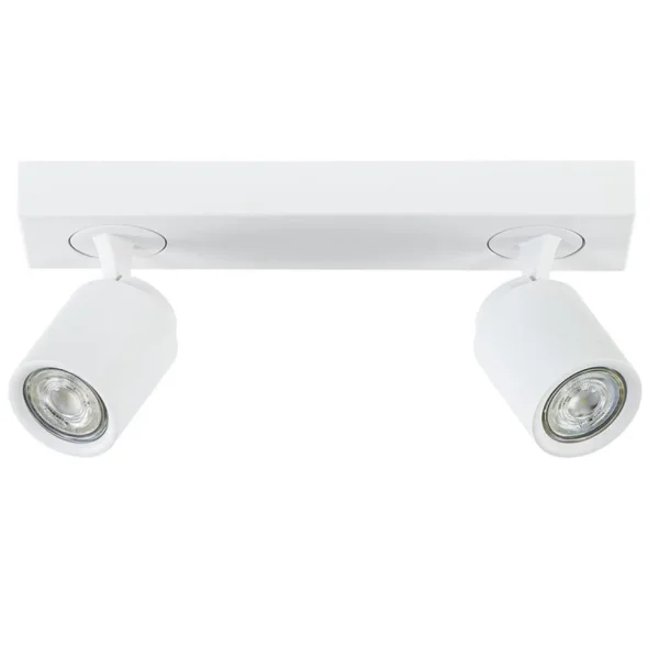 Shop Straluma Witte 2-lichts opbouwspot GU10 verstelbaar
