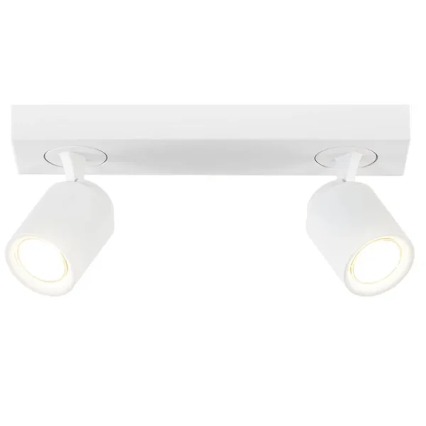 Shop Straluma Witte 2-lichts opbouwspot GU10 verstelbaar